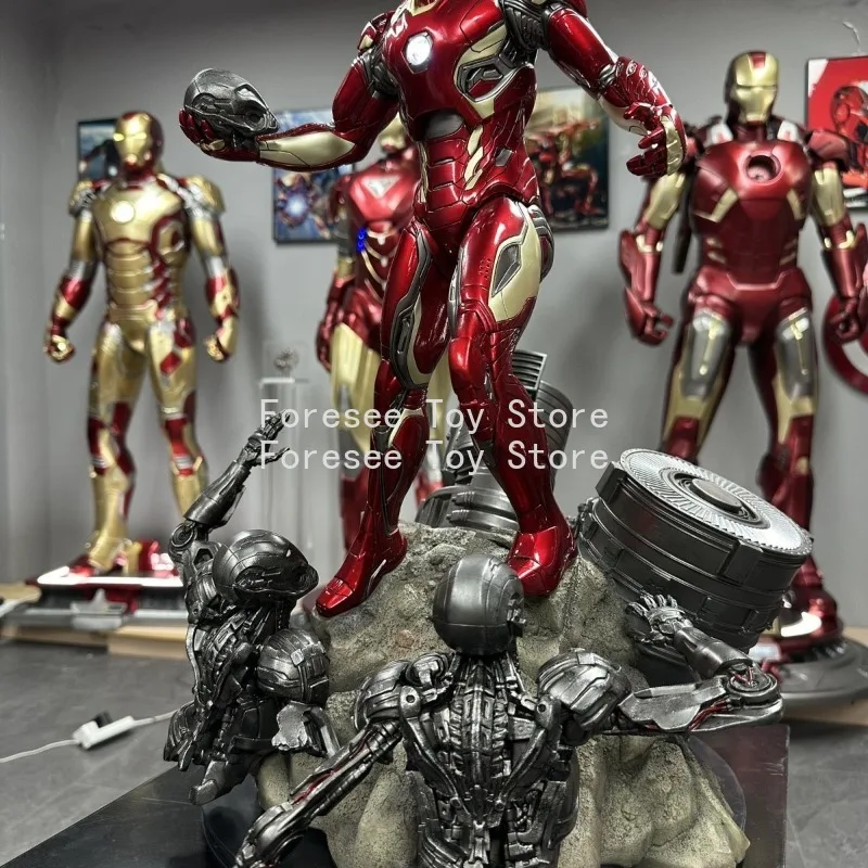Auf Lager 58 cm Mark45 Figur Marvel Anime Figur Sammlung Modell GK Leuchtende Desktop Ornament Dekorationen Beste Geschenk für Kinder