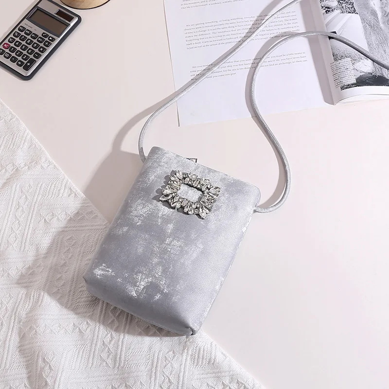 

Изысканное украшение со стразами, новая персонализированная сумка через плечо из мягкой кожи в китайском стиле, высококачественная корейская версия
