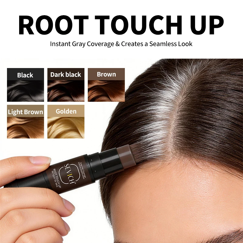 Hair Root Touch Up Shadow Powder Instantly Cover Waterproof Hair Powder to Cover Gray Roots Natural Hairline Concealer Coverage