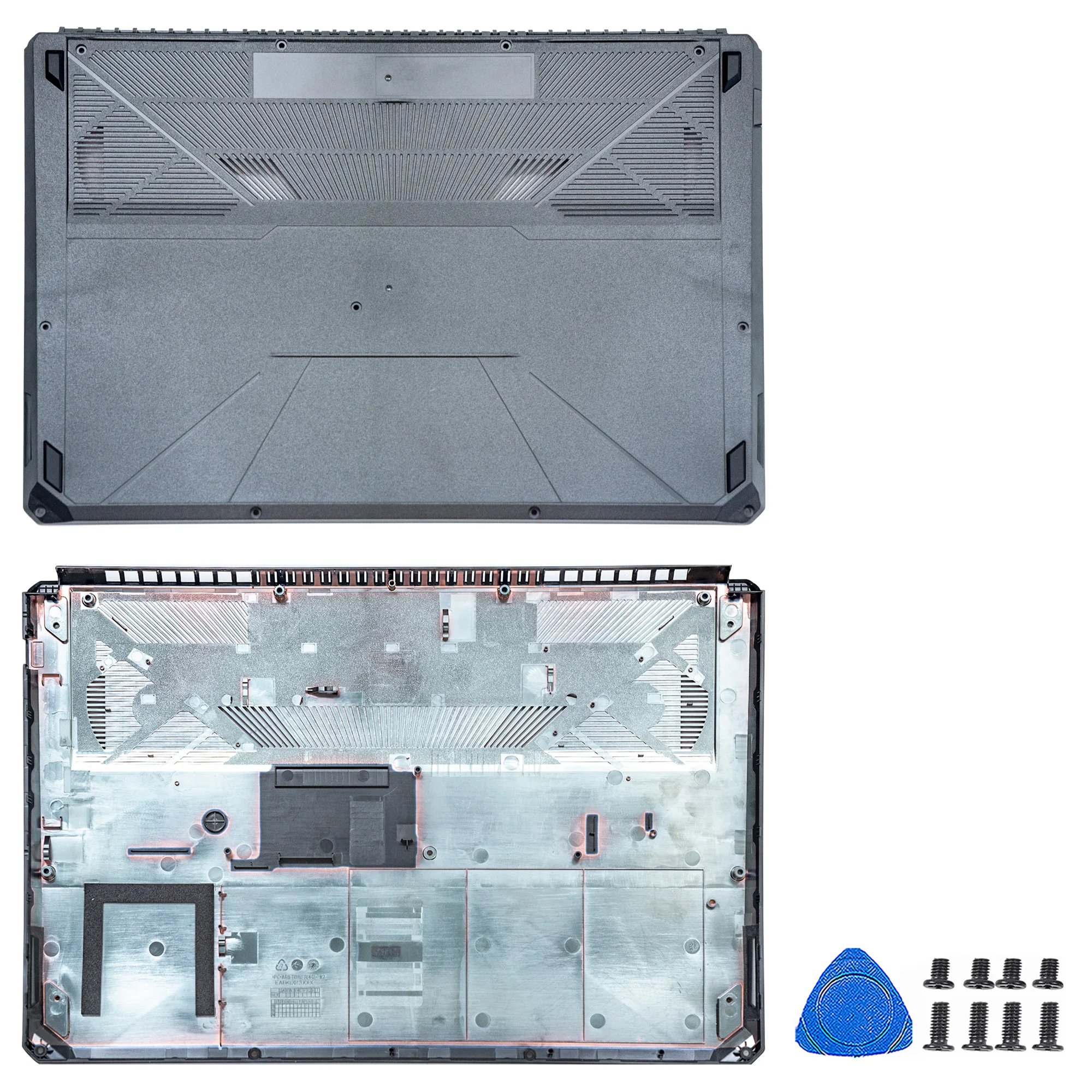 Imagem -05 - Novas Capas para Laptop Asus Fx80 80g 80gd Fx504 504g Fz80 Zx80g Lcd Capa Traseira Superior Moldura Frontal Dobradiças Parte Inferior Substituir