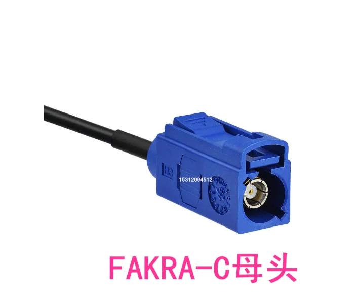 Adequado para cabo adaptador Fakra C fêmea para GT5-1S macho, conector quadrado Fakra fêmea, cabo de conexão de antena GPS