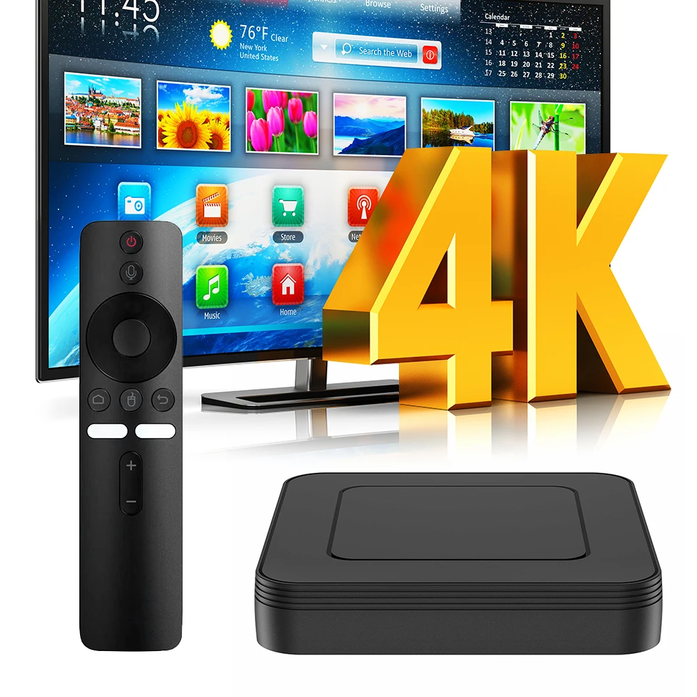 

Android 10.0 4K Smart TV Box Allwinner H313 WiFi BT5.2 Dual Band 2.4G/5G Set Top Box 2GB ROM 8GB Media Stream Player Set Top Box