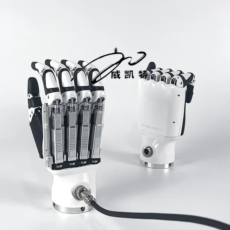 RH56DFX A nimble and advanced robotic hand system with a 12 joint 6DoF bottle gripper