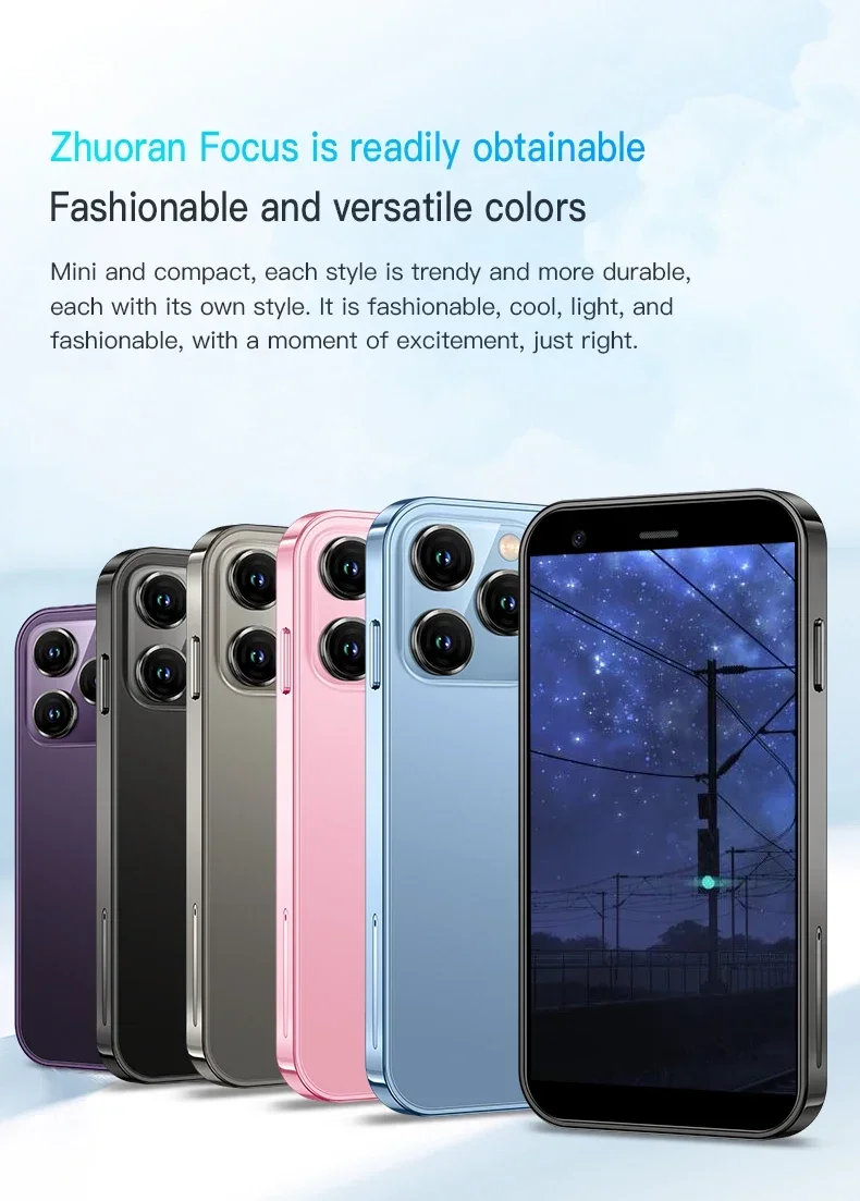 FUFFI I16 Pro Mini Smartphone Android Phone Face ID Portable 8.1 Mini Celulare 3.0 Inch HD 16GB ROM 1000mAh Battery Cellphone