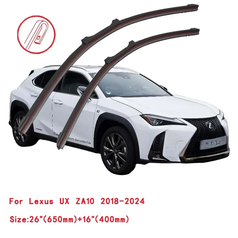 

For Lexus UX ZA10 2018-2024 Car Windshield Wiper Blade Front Windscreen Brushes Washer Accessories Window Cleaning Replacement