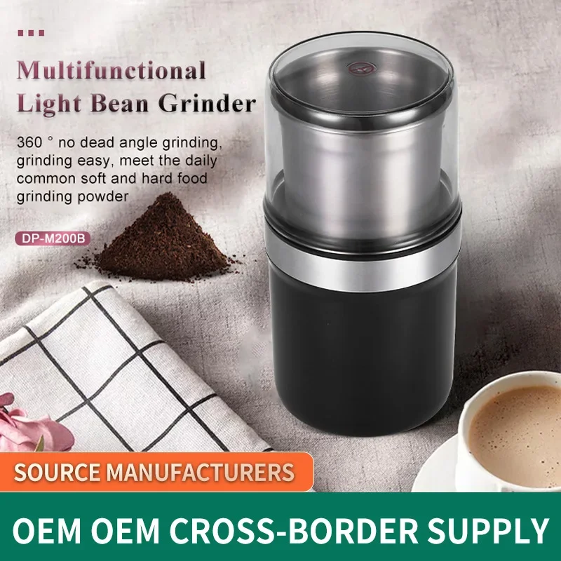 Coffee Grinder Machine Professional Coffee Beans Mill Grinder Portable Electric Spice Food Crusher Pepper Mill Grain Mill