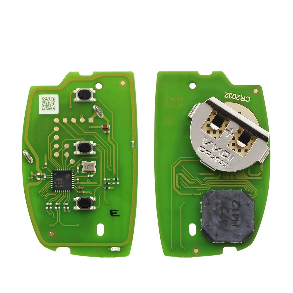 XHORSE XZHY84EN XZ Series i25 Special PCB Board for Hyundai 3 Buttons Car Key for VVDI2 Tools without Plastic Case 1/5pcs/Lot