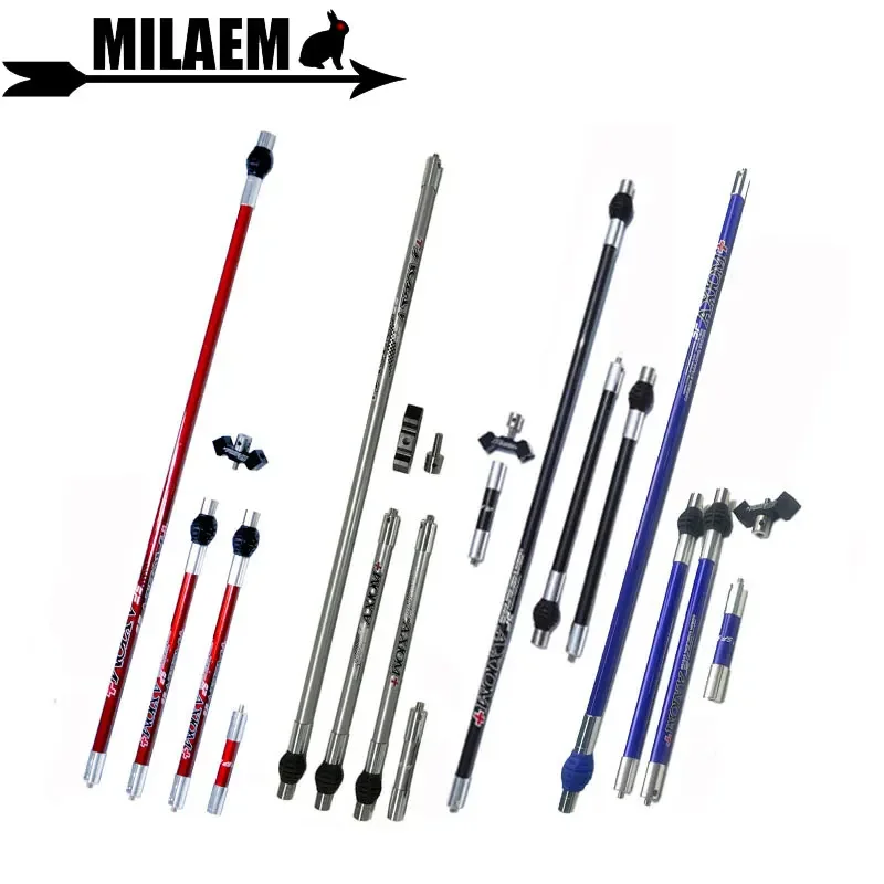 1Set Archery Balance Bar Stabilizer Carbon Stabilizer Damping Rod Shock  Damper For Recurve Compound Bow Shooting Accessories