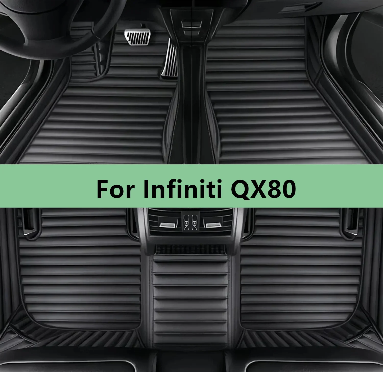 Tapis de sol de voiture personnalisés pour Infiniti QX80 2013 2014 2015 2016 2017 2018, accessoires de voiture pour hommes et femmes