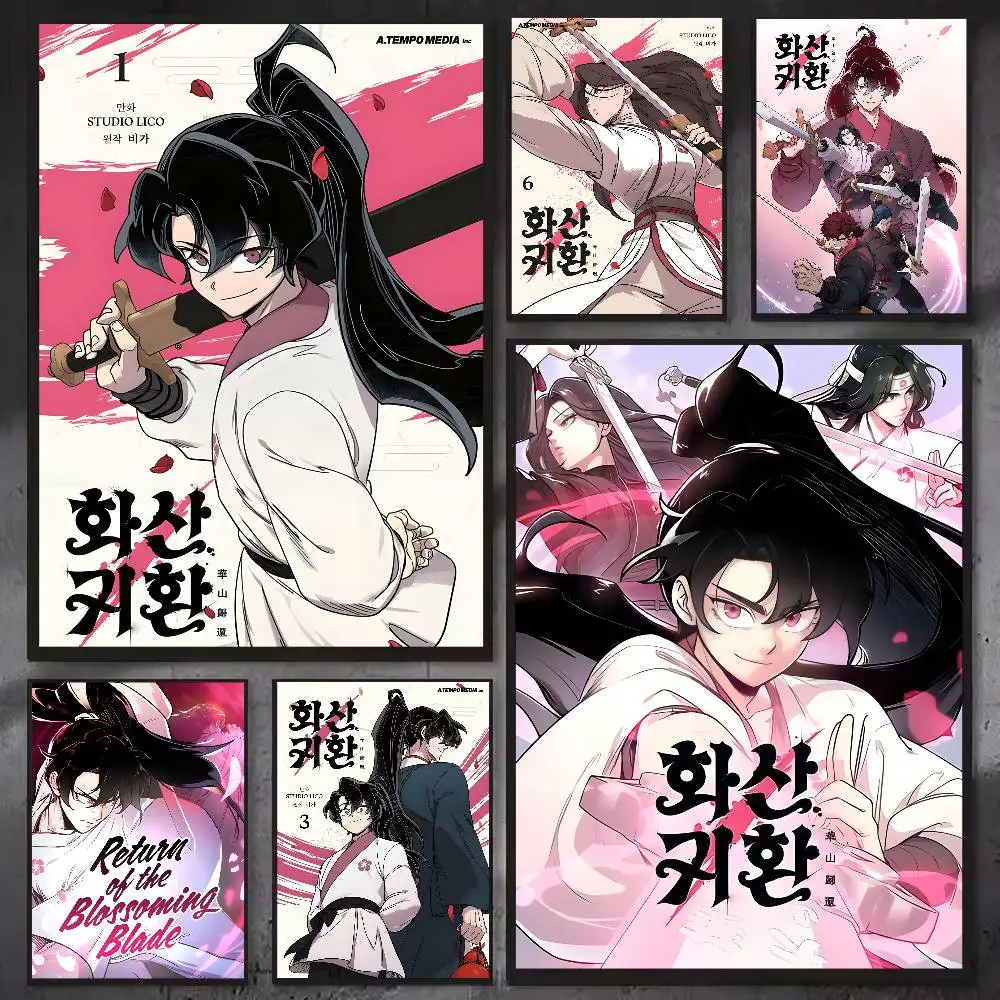 Return Of The Blossoming Blade Poster Sticker Print Waterproof Wall Art For Living Room Bedroom Home Decor