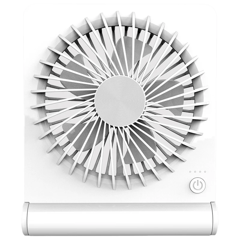 Rechargeable Powerful Ultra-Thin Small Desk Fan Cooling Silent Fan Suitable For Bedrooms And Offices