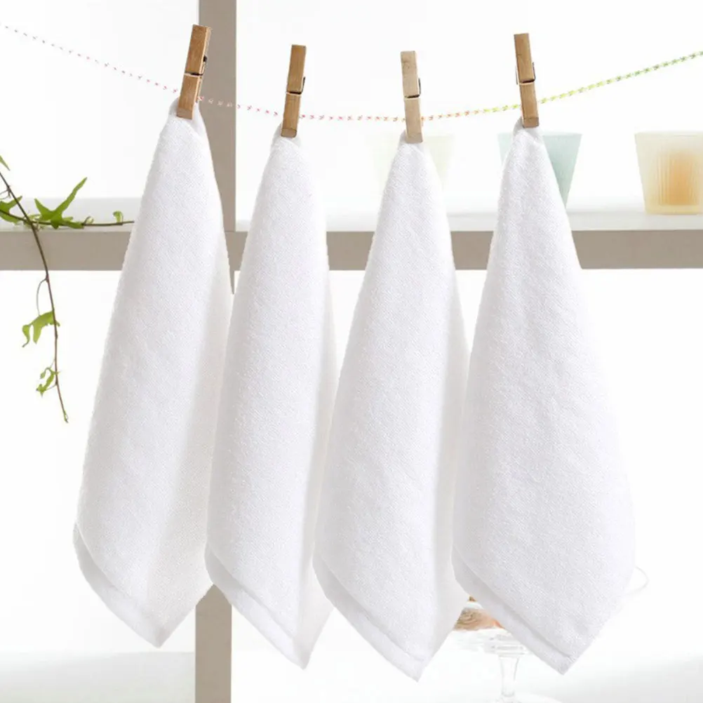 

8Pcs Pure Soft Face Cleaning Absorbent Durable Bathroom Facial Cleansing Large Supple Face Towels Towels No Fading
