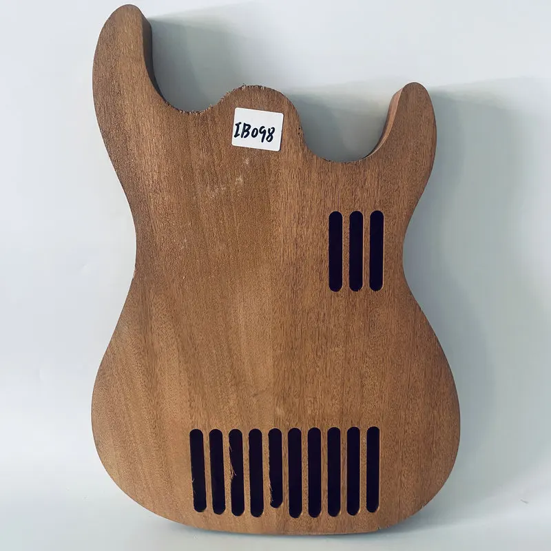 Piezas de repuesto para guitarra eléctrica y acústica, material de madera maciza de caoba, África, IB098