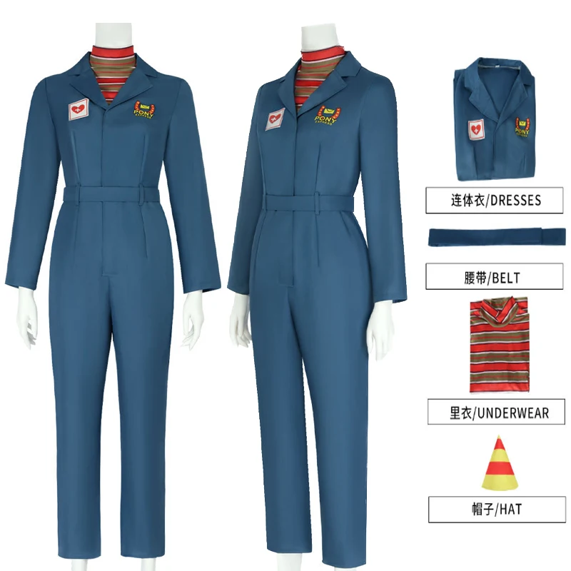 

Game Anime Anya Cosplay Costume for Women Mouthwashing Cosplay Uniform Jumpsuits Halloween Carnival Party Roleplay Costume