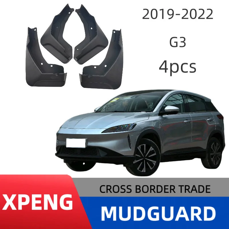 

For XPeng G3 2019-2022 Car Mudguards Cover Front and Rear Parts Splash Proof Cars Mudguard Mud Flaps Wheel Guards Accessories