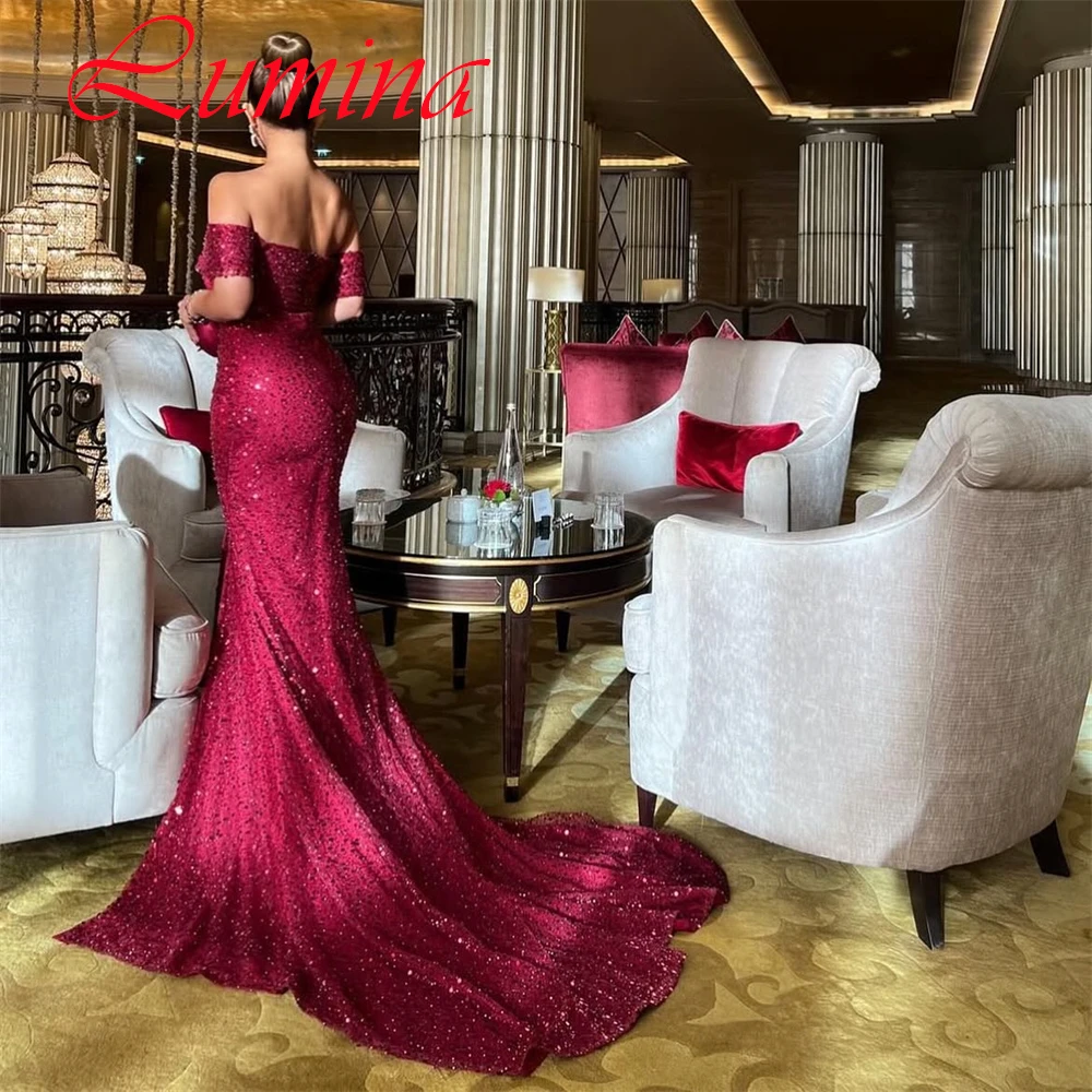 

Customized Fashion pink Organza Evening Dress High Quality Strapless Cap Sleeve Celebrity Gowns Exquisite Zipper Back Prom Dress