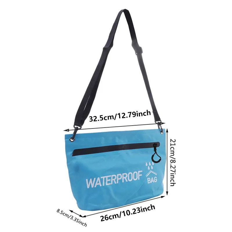 مقاوم للماء حقيبة جافة حقيبة يد للسفر حزمة غسل كيس السباحة تجمع التجديف نهر الرحلات العائمة القوارب أكياس المياه 1 قطعة #5