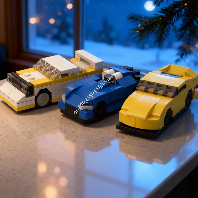 227 Pezzi MOC City Champions Set di Costruzioni Modello Architettonico Creativo Idea Regalo di Natale Giocattoli Educativi