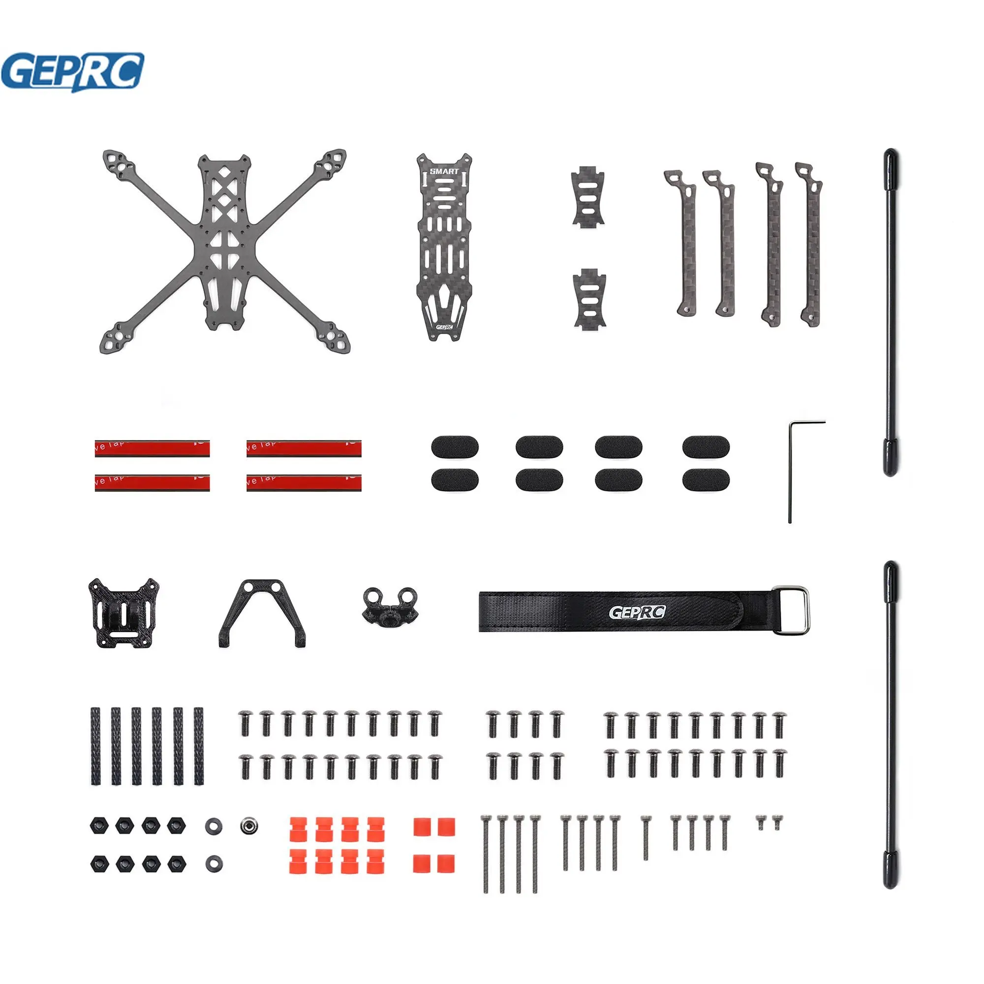 GEPRC GEP-ST35 Frame Parts Suitable For Smart35 Drone Carbon Fiber Accessories RC DIY FPV Quadcopter Repair Replacement Parts