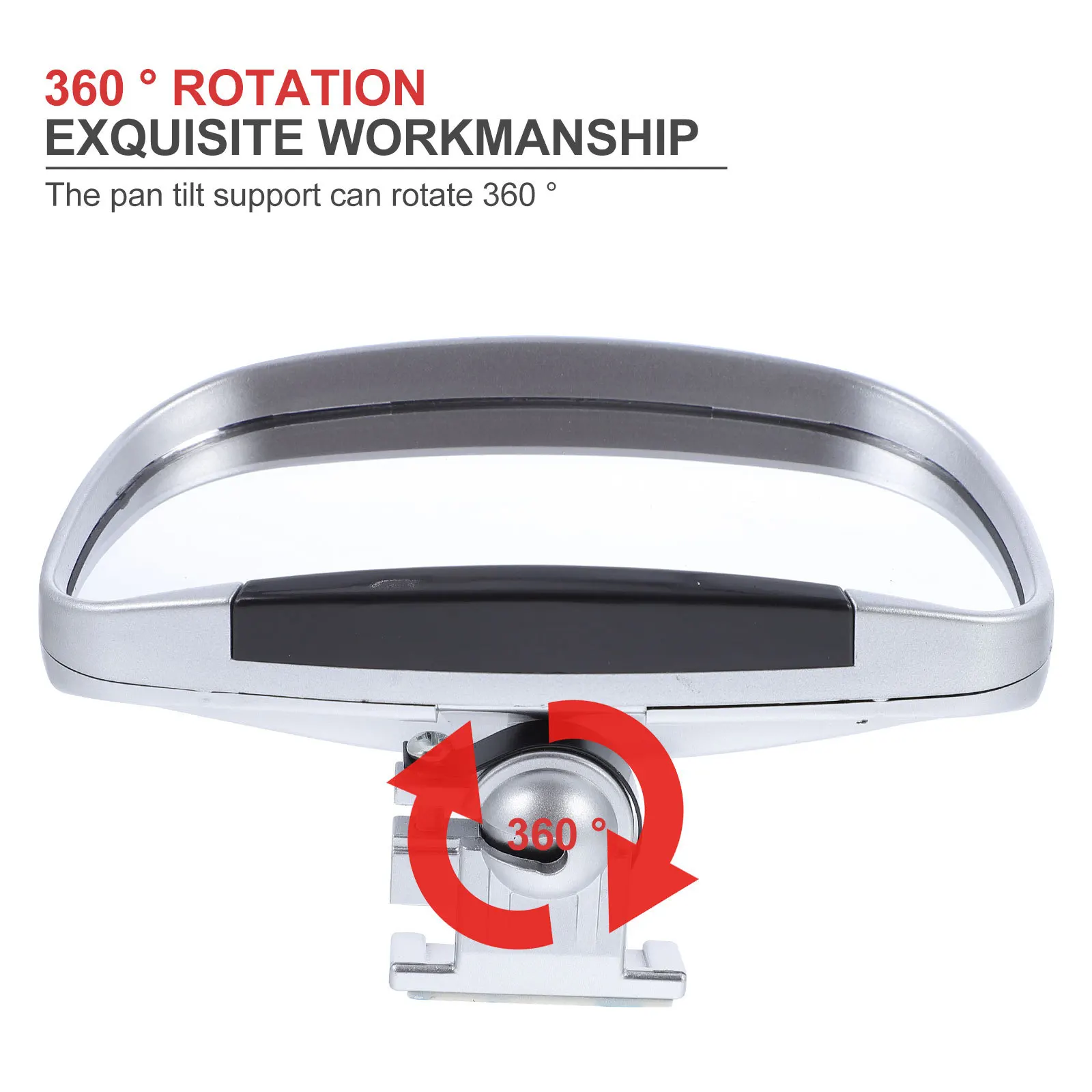 

1Pcs Auxiliary Mirror for Auto High Quality Plastic Stable Installation Classic Design Interior Mirror for Cars