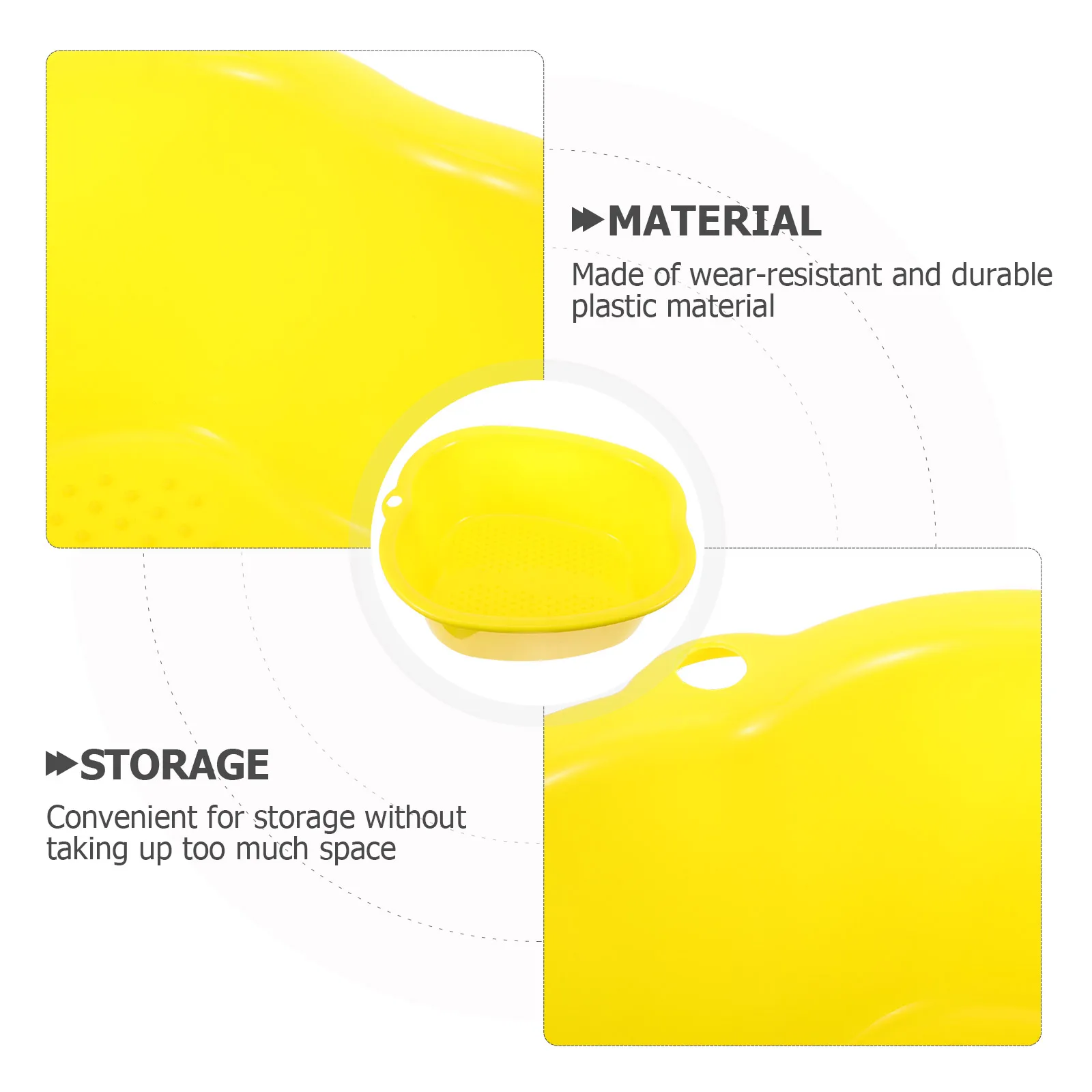 

Convenient Foot Bath Bucket Durable Foot Massage Bucket for Various Occasions Simple Design Feet Massager Spa Footbath