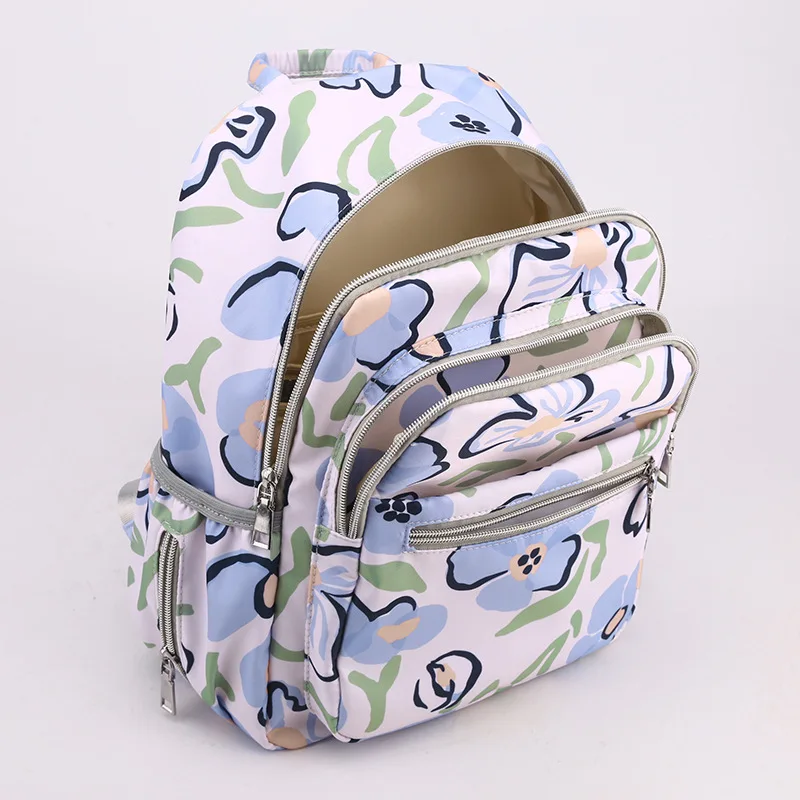 Mommy Bag Autumn New Print Multi functional Mother and Child Bag Outdoor Travel Large Capacity Fashion Mom Bag Backpack