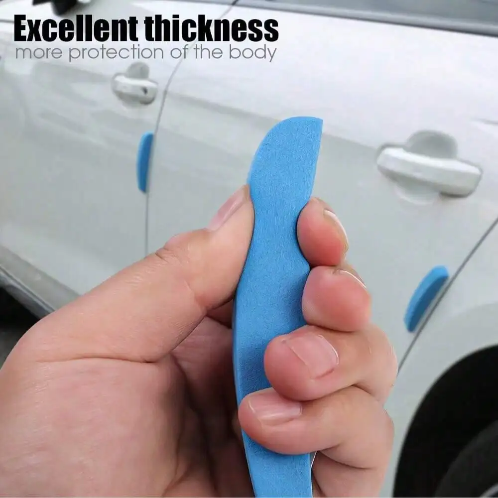 4Pcs Car Door Protection Strip anti Scratch Bumper Sticker, Suitable for Cars, SUVs, and Trucks, Suitable for Daily Driving, Par