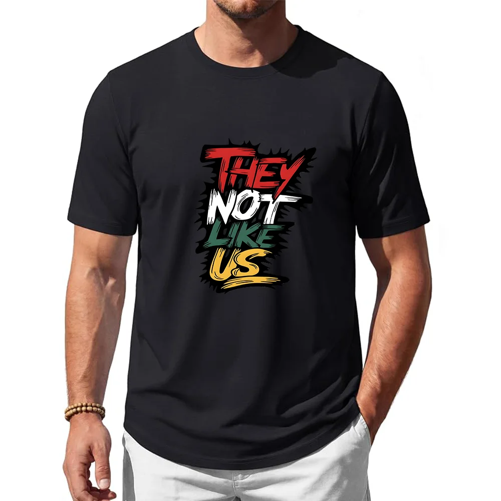 

Men's Fun Rabbit Print, Comfortable, Round-Neck Printed T-Shirt—Simple, Everyday, and Versatile; the Perfect Gift for Him