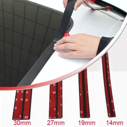 Rubber Car Sunroof Sealing Strips 14/19/27/30mm Auto Roof Windshield Sealant Protector Window Seal Strips Sound Insulation Tape