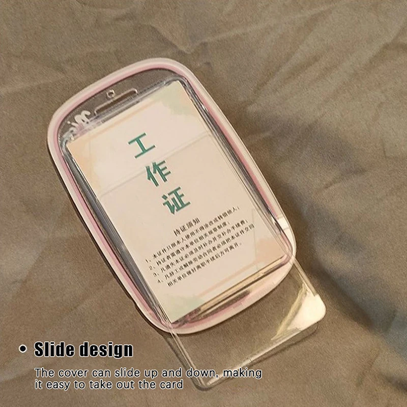 كلب سعيد-حامل صور شفاف ، 3 بوصة ، سلسلة مفاتيح ، لبطاقة الطالب والحافلة والطالب