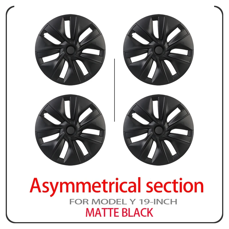 2020-2024 Voor Tesla Model Y 19Inch Wiel Wieldop Vervanging 4 Stuks Naafdop Rechts & Links Wieldop volledige Velg Cover Accessoires