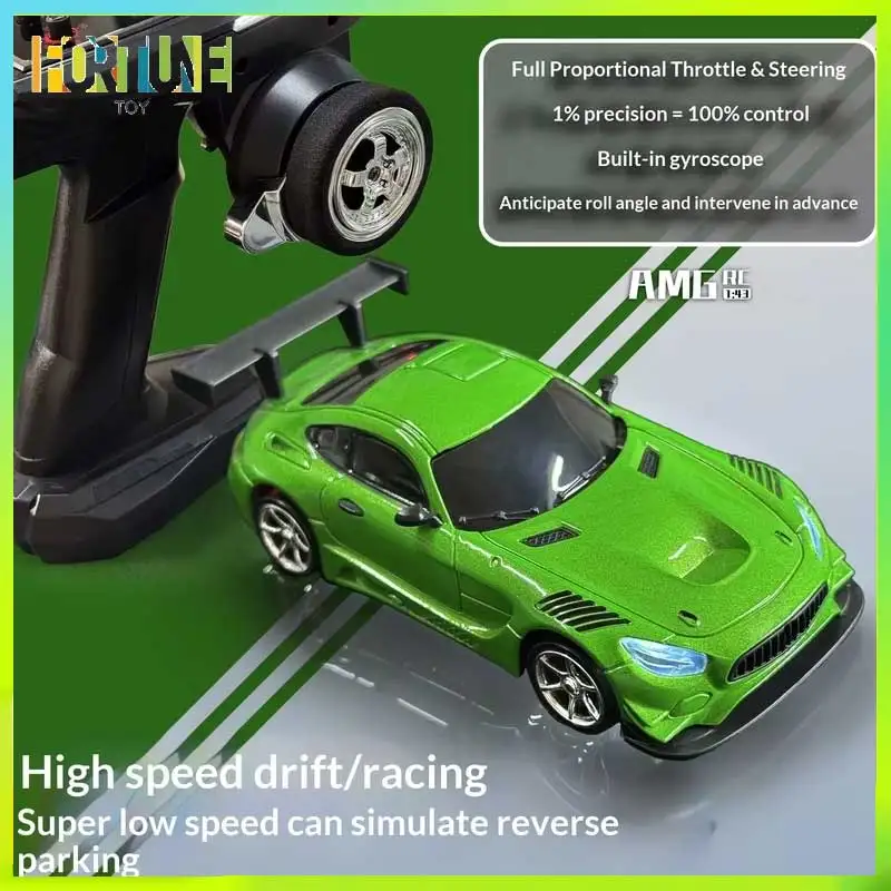 

Радиоуправляемая машинка Green Devil 1/43, мини 4WD, высокоскоростная, для дрифта, с полным пропорциональным управлением и гироскопом, гоночная настольная игрушка, подарок на день рождения