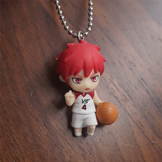 Basketball Anime's Basketball Aomine Daiki Atsushi Murasakibara Kise Ryota Takao Kazunari Kawaii Resin Kapsel Schlüsselanhänger