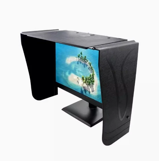 Computer Monitor Hood Desktop 17-27-Inch 41-66cm Width Sun Visor Printing And Repairing Design