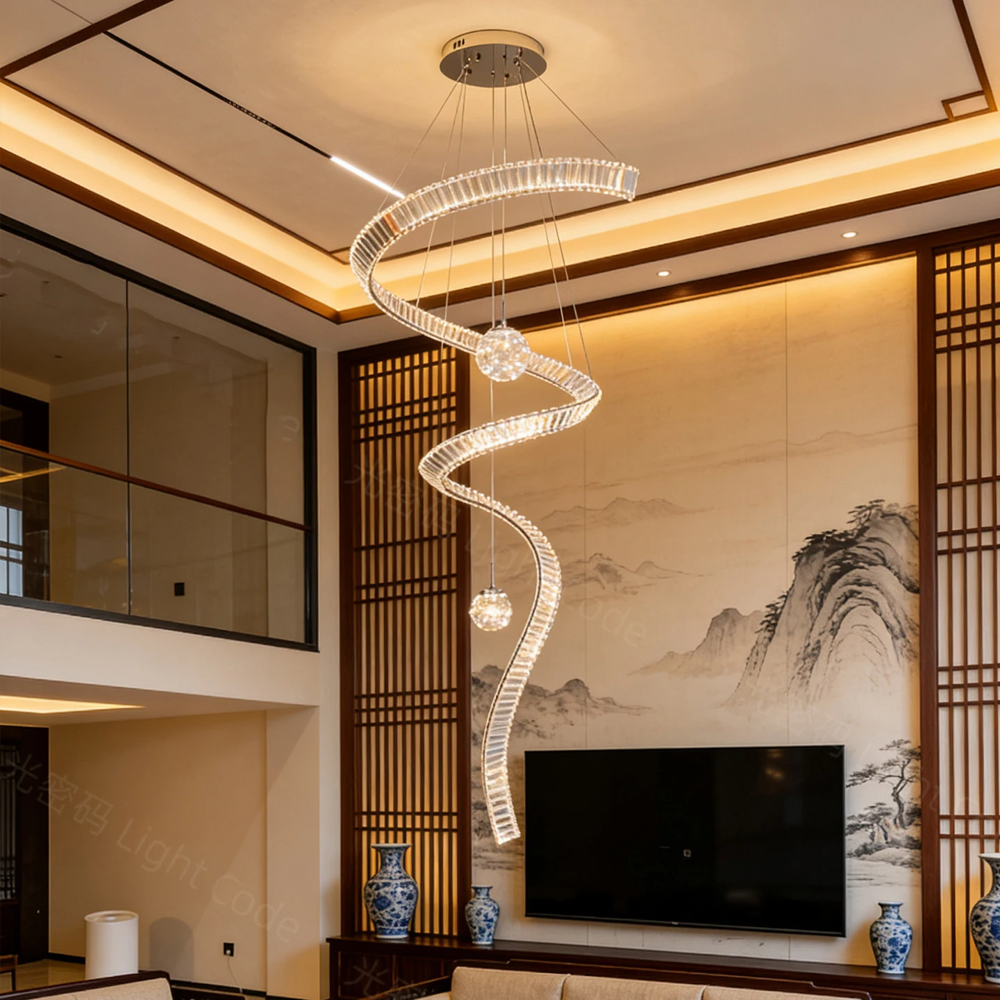 Modern home decoration crystal chandeliers for hall, staircase, indoor lighting fixtures, ceiling lamps, living room exquisite i