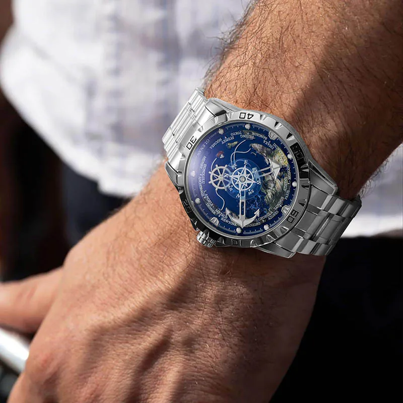 

2025 New GLENAW Mechanical Watch Men Stainless steel watch strap Night Light Waterproof Top Luxury Automatic Mechanical Watch