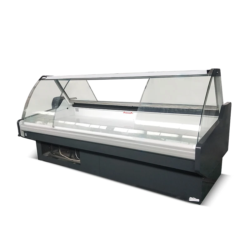 Supermarket Deli Display Refrigerator Butchery Equipment Meat Showcase Cabinet for Promotion Customized