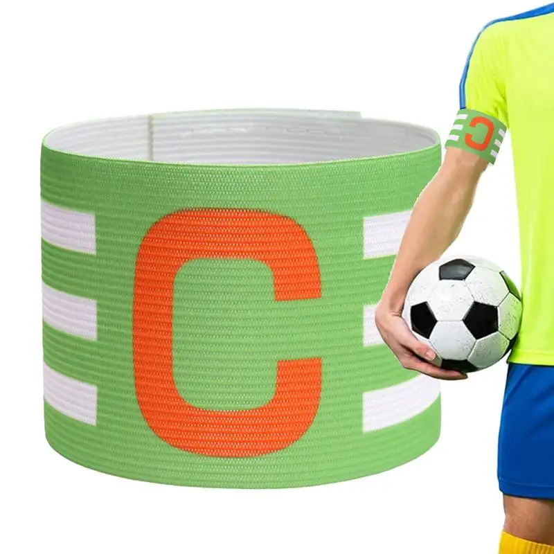 

Soccer Captain Bands Captain's Sports Armband For Football Soccer Adjustable Player Bands Elastic Soccer Game Accessories For