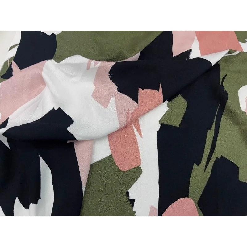 

Colour Blocking Oil Painting Style Camouflage Fabrics Prints Telas Vestidos Sewing TMC Hunting Accessories Tactical Gear Sports