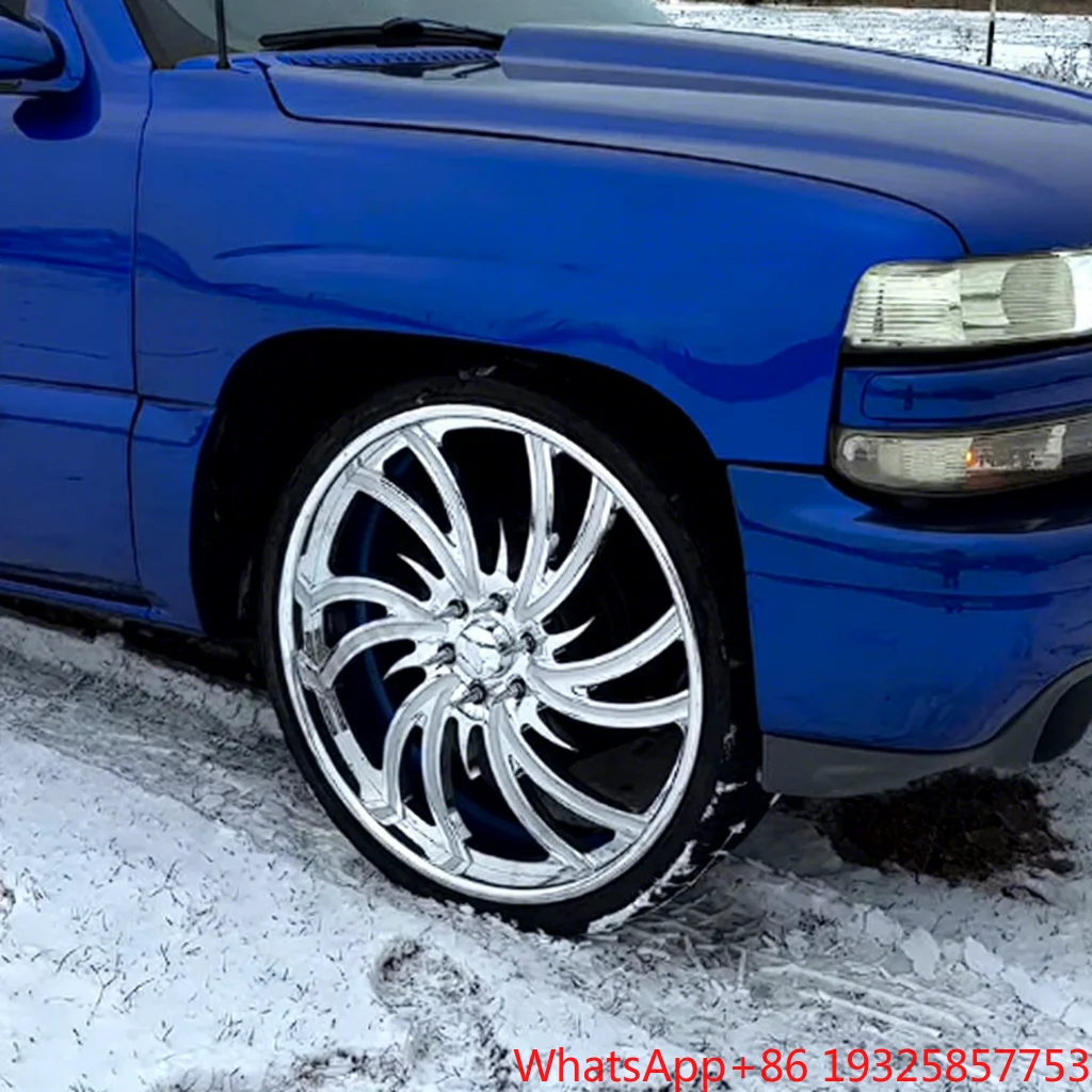 Intro 2-Piece 24 Inch Forged Wheels Deep Dish 20 22 24 26 Inch 6x139.7 Wheels for Truck Rims 24 Inch for   RAM GMC