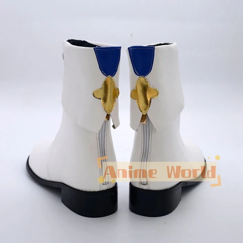 Honkai: Star Rail Yanqing Cosplay Shoes PU Leather Shoes Halloween Carnival Boots Custom Made