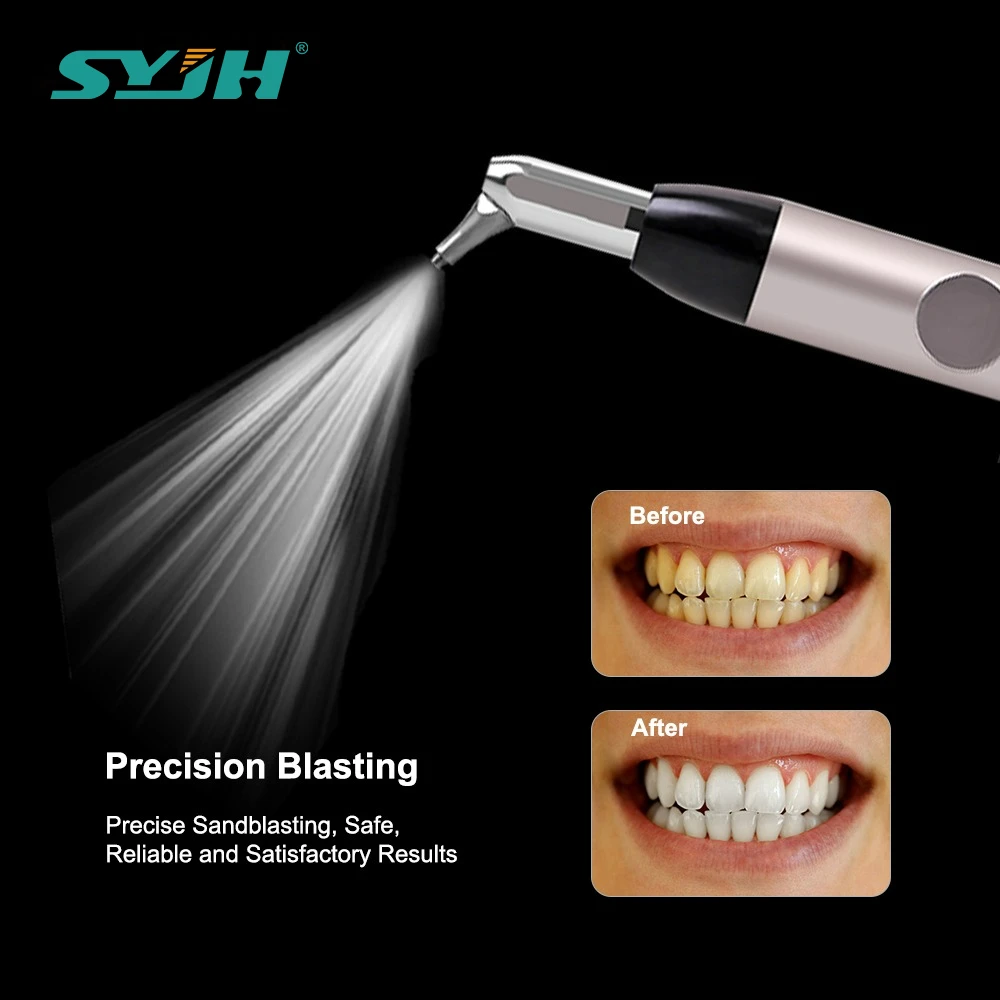 2/4 Holes Dental Aluminum Oxide Sand-blasting Gun Blaster Interface Microetcher Sandblasting Air Abrasion Polisher Dental Tools