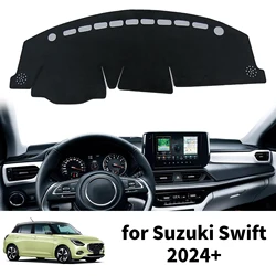 for Suzuki Swift 2024 2025 2026 Car Dashboard Mat Accessories 2007 - 2023 Sun Protection Protective Pad