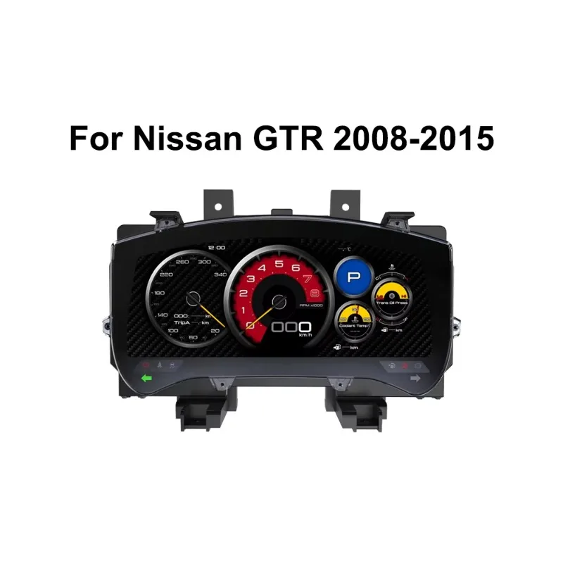 Upgraded Digital Instrument Cluster / Speed ​​Display for Nissan GT-R (2008–2016) — Virtual Cockpit (Linux-based)