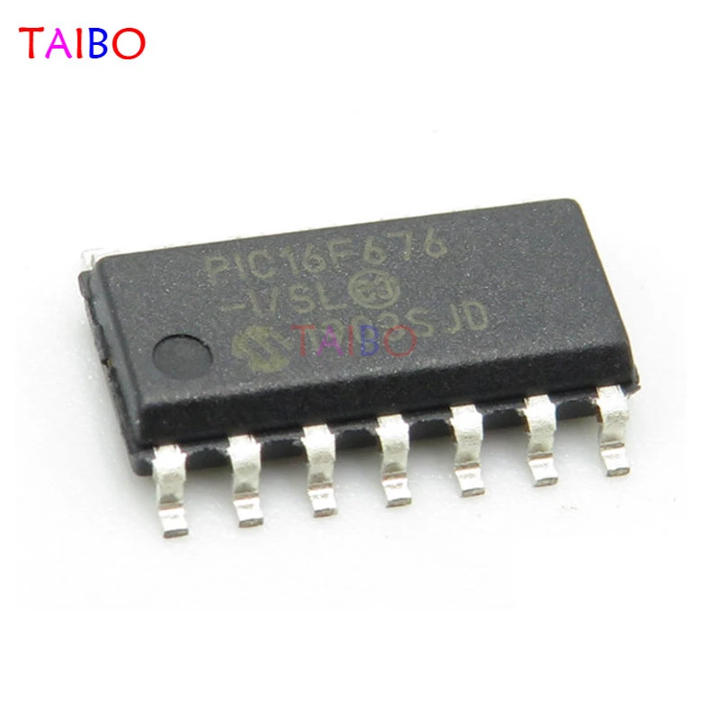 1-100 PCS PIC16F676-I/SL SMD SOP-14 PIC16F676 8-bit Microcontroller MCU-microcontroller Chip Brand New Original