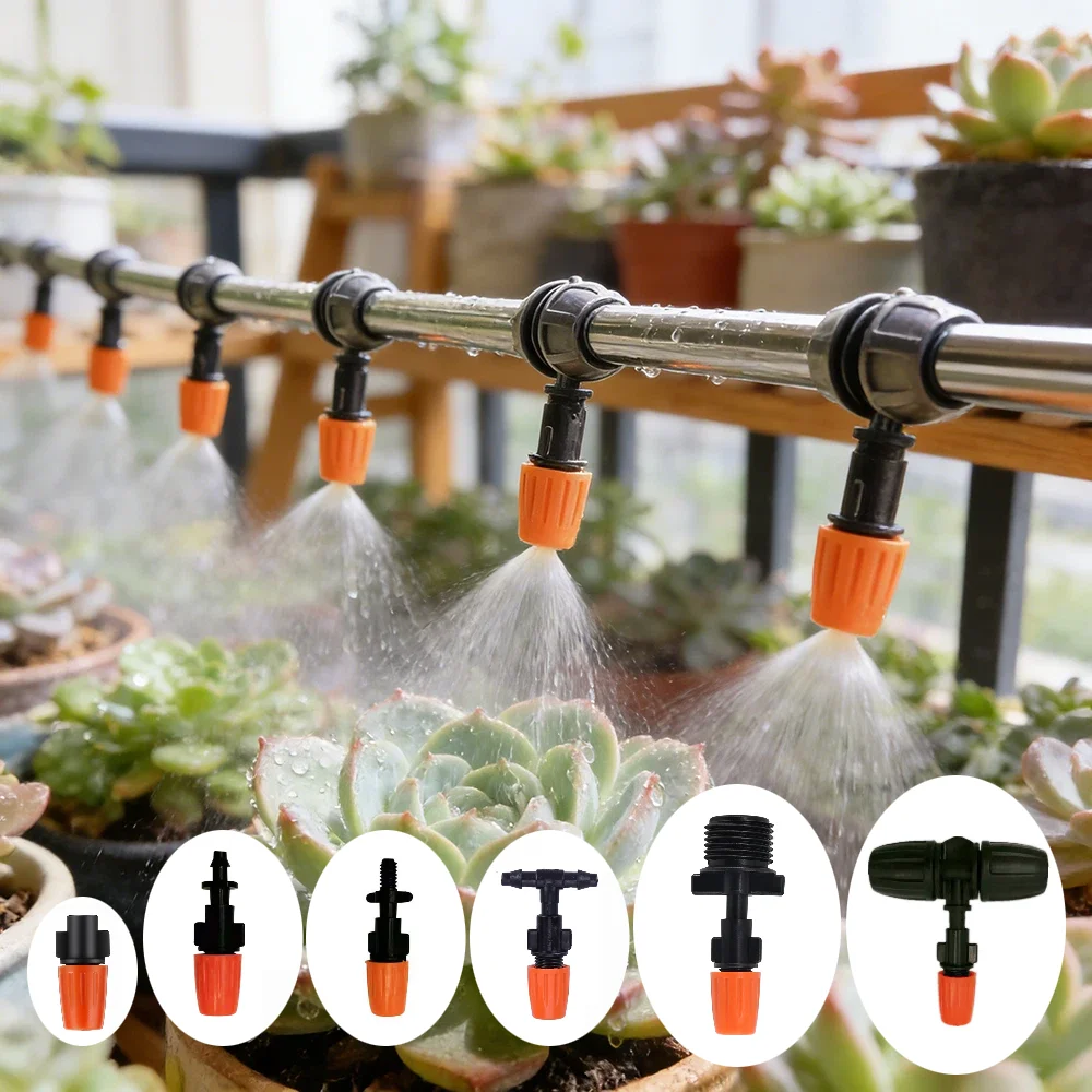 Horticultural Atomizing Micro Nozzle, Easy To Install Atomizing Nozzle for Balcony, Greenhouse, Succulent Flower Garden Cooling