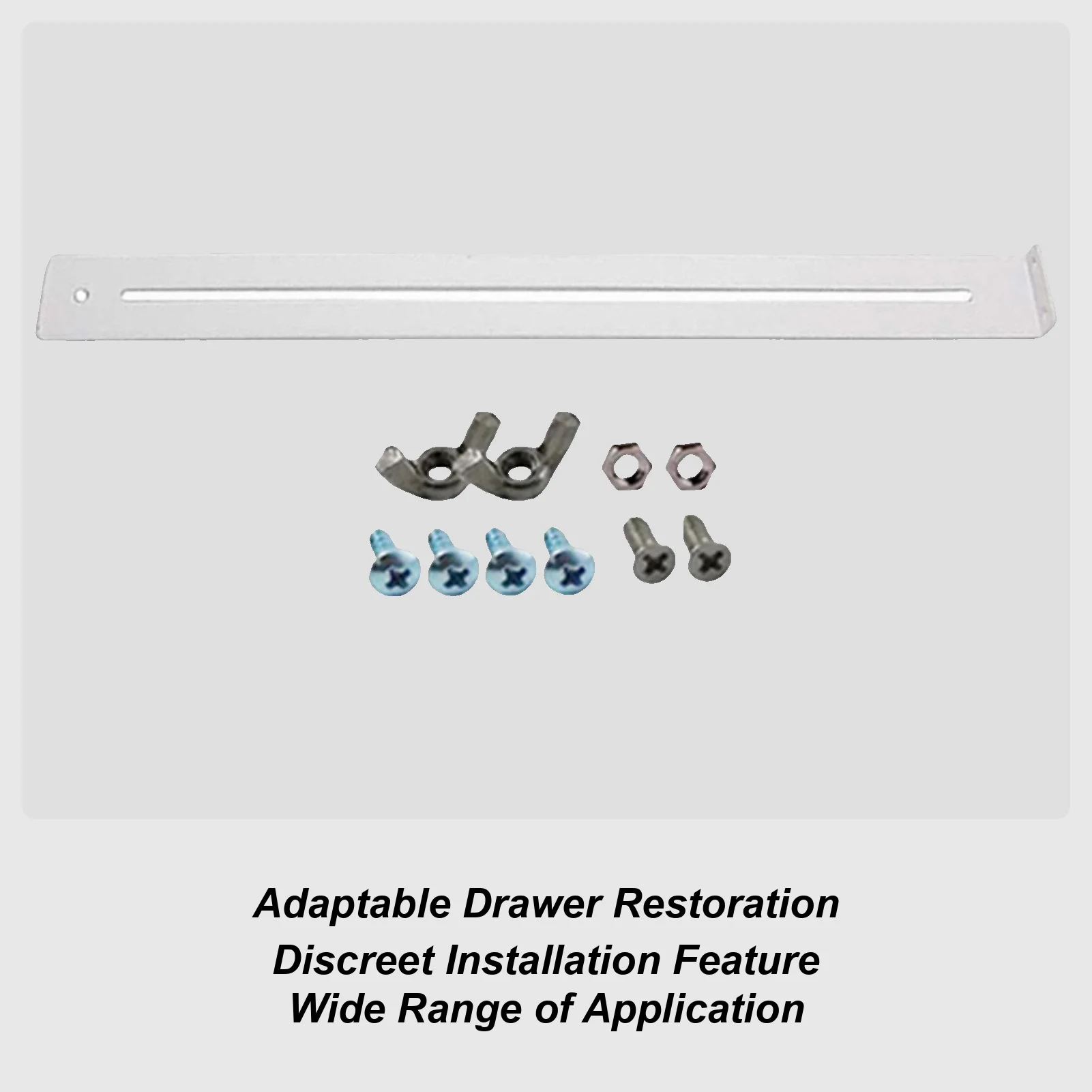 

Drawer Repair Kit Heavy Duty Quick Release Hardware Drawer Replacement Support Bracket For Reinforcing Repairing Wooden MDF