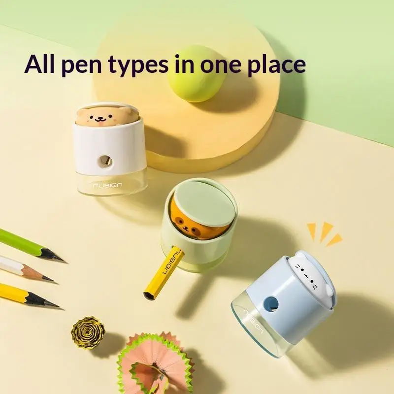 Cartoon Cute Dog Manual Mini Pencil Sharpener Stationery Gift Hand-operated Pencil Sharpening Tool For School Supplies