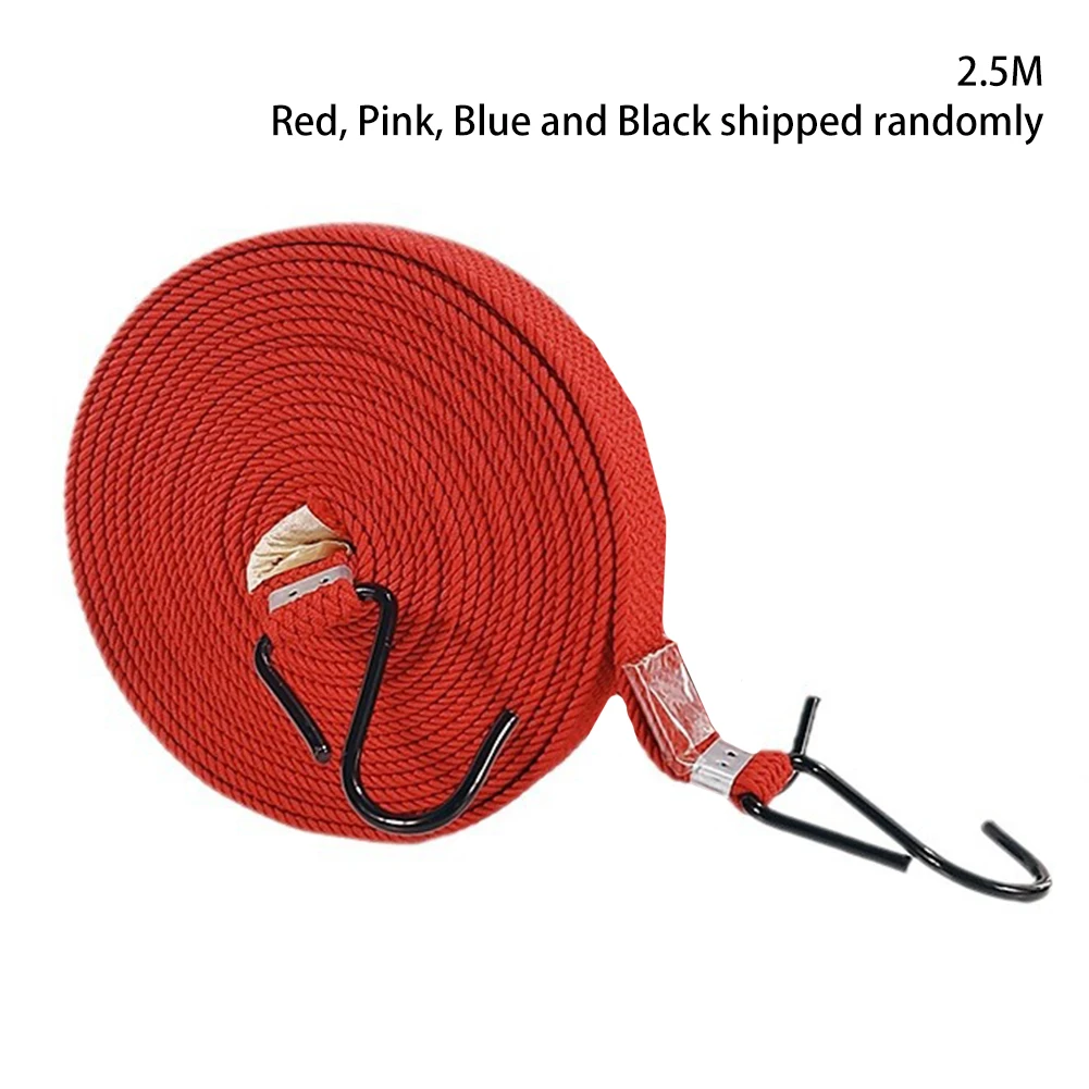 Extra Long Elastic Bungee Strap Rope with Hooks for Secure Transport on Bikes Motorcycles For Hand Trucks and Car Accessories