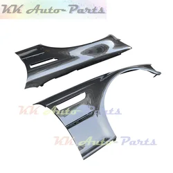 For BMW 3 Series E46 M3 1998-2004 Carbon Fiber Front Side Bumper Fender Air Intake Vent Spiltter Body Kits